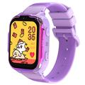 DH20 4G Kids Smart Watch com câmara e videochamada - Línguas dinamarquesa, norueguesa, sueca e finlandesa - Roxo