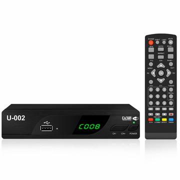 Caixa de TV inteligente DVB-T2 com WiFi - 1080p