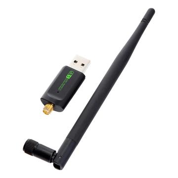 Dongle de antena Bluetooth sem fios USB de banda dupla - 600 Mbps