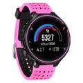 Bracelete em Silicone para Garmin Forerunner 235/630/735 - Cor-de-rosa / Preto