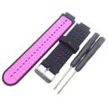 Bracelete em Silicone para Garmin Forerunner 235/630/735 - Cor-de-rosa / Preto