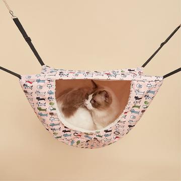 Cama de rede suspensa para gatos de camada dupla