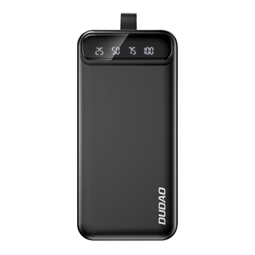 Dudao K8s+ Power Bank 30000mAh - 2x USB / USB-C, Luz LED - Preto