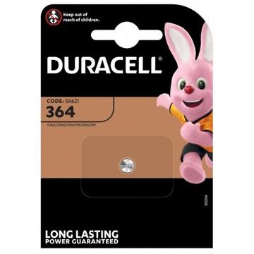 Pilha para relógio Duracell 364/363 SR621SW Óxido de Prata