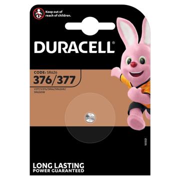 Pilha para relógio Duracell 376/377 SR626SW Óxido de Prata