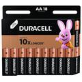 Pilhas alcalinas Duracell Basic LR6/AA - 18 unidades