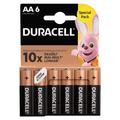 Pilhas Duracell Basic LR6/AA - 6 unidades