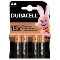 Pilhas Duracell DuraLock C&B LR6/AA - 4 unidades