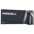 Pilhas alcalinas Duracell Procell LR20/D 1300mAh - 10 unidades