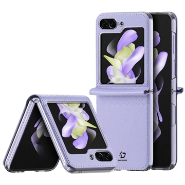 Capa Flip Dux Ducis Bril para Samsung Galaxy Z Flip5 - Púrpura