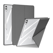 Capa Dux Ducis Magi 2 em 1 Folio amovível para Samsung Galaxy Tab S10 Ultra/S9 Ultra/S8 Ultra - Cinzento