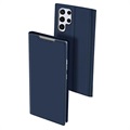 Dux Ducis Skin Pro Flip Case para Samsung Galaxy S22 Ultra 5G - Azul