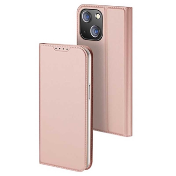 Capa Flip Dux Ducis Skin Pro para iPhone 15 - Cor-de-Rosa