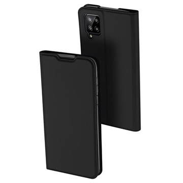 Dux Ducis Skin Pro Flip Case para Samsung Galaxy A12 - Preto