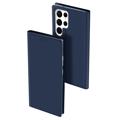 Capa Flip Dux Ducis Skin Pro para Samsung Galaxy S23 Ultra 5G - Azul