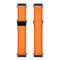 Bracelete de nylon para Smartwatch Dux Ducis YC Universal - 20mm - Laranja