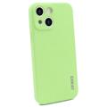 Capa de Silicone Líquido Enkay para iPhone 14 Plus - Verde Claro