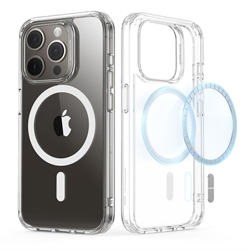 Capa Híbrida ESR CH HaloLock Mag para iPhone 15 Pro Max - Transparente