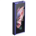 Capa Electroplated Frame para Samsung Galaxy Z Fold3 5G - Azul