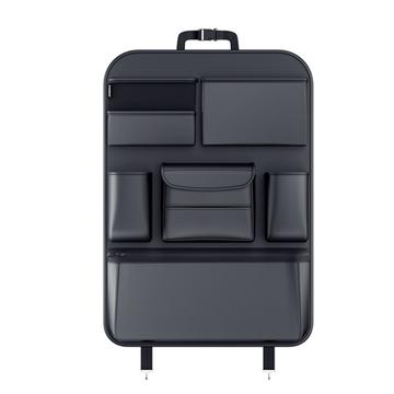 Organizador multifuncional elegante para o banco de trás do automóvel - L - Preto