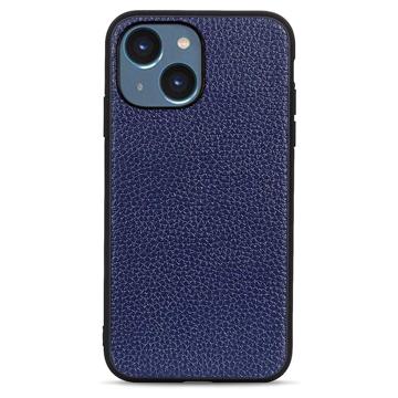 Bolsa de Pele Elegant para iPhone 14 Max - Azul