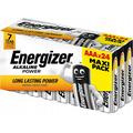 Pilhas alcalinas Energizer Alkaline Power LR03/AAA - 24 unidades