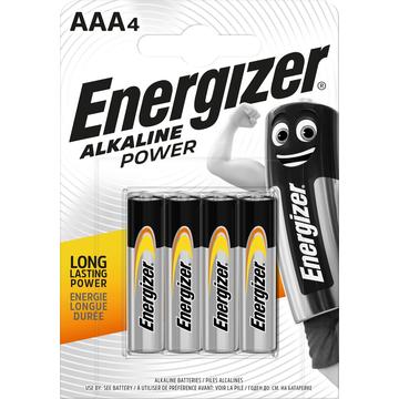 Pilhas alcalinas Energizer Alkaline Power LR03/AAA