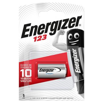 Bateria de lítio fotográfica Energizer CR123 3V