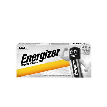 Pilhas alcalinas Energizer Industrial LR03/AAA - 10 unidades