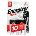 Pilhas alcalinas Energizer Max LR14/C - 2 unidades