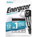 Pilhas alcalinas Energizer Max Plus LR03/AAA - 4 unidades