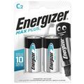 Pilhas alcalinas Energizer Max Plus LR14/C - 2 unidades