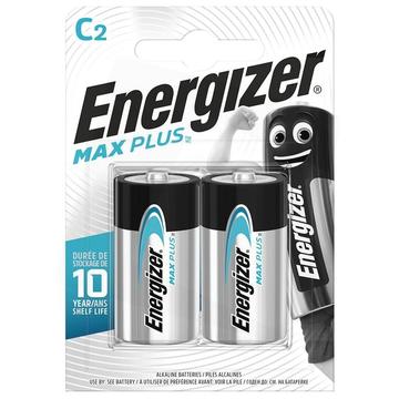 Pilhas alcalinas Energizer Max Plus LR14/C - 2 unidades