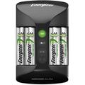 Carregador de pilhas Energizer Pro com 4 pilhas R6/AA