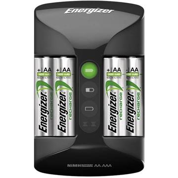 Carregador de pilhas Energizer Pro com 4 pilhas R6/AA