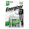 Pilhas Energizer Recharge Extreme Recarregáveis R03/AAA 800mAh - 4 unidades