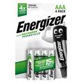 Pilhas Energizer Recharge Power Plus Recarregáveis R03/AAA 700mAh - 4 unidades