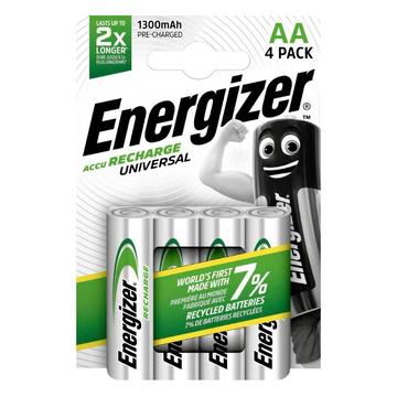 Pilhas R6/AA recarregáveis 1300mAh Energizer Recharge Power Plus