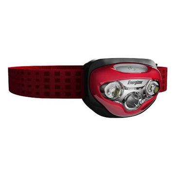 Lanterna de cabeça LED Energizer Vision HD - 300 lúmens - Vermelho