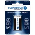 Pilha alcalina EverActive Pro 6LR61/9V 550mAh