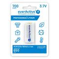 Bateria recarregável EverActive RCR123/16340 com porta microUSB 700mAh