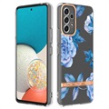 Capa de TPU Flower Series para Samsung Galaxy A53 5G - Peónia Azul