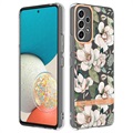 Capa de TPU Flower Series para Samsung Galaxy A53 5G - Gardénia Verde