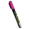 Flysea S368 Marcador fluorescente para vidro, quadros negros, plástico e madeira - cor-de-rosa