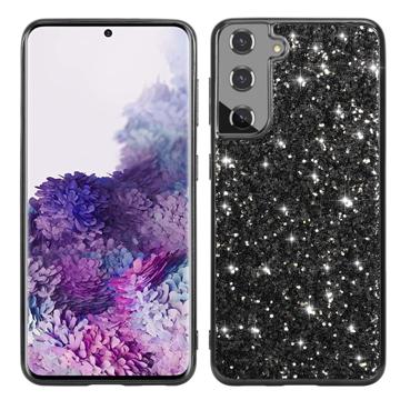 Capa Híbrida Glitter Series para Samsung Galaxy S23 5G - Preto