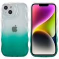 Capa de TPU Wavy Edge Gradient para iPhone 14 Plus