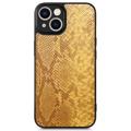 Capa Revestida Snake para iPhone 14 - Amarelo