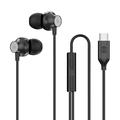 Forever EP-02 Auscultadores com fios USB-C - Preto