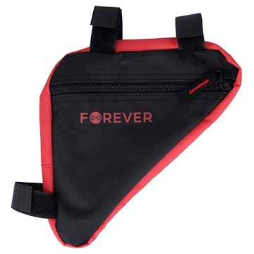 Bolsa para Quadro de Bicicleta Forever Outdoor FB-100 - Vermelho / Preto