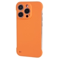 Capa de Plástico Sem Moldura para iPhone 13 Pro - Cor-de-Laranja